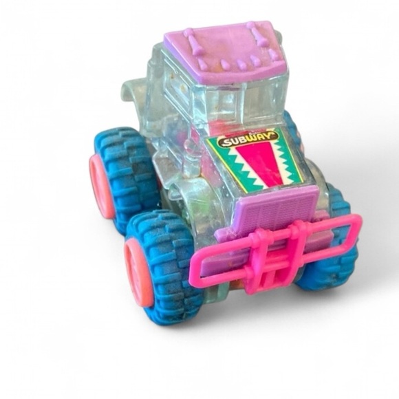 Clear Gears Kids Pak Toy Tractor Subway 1997 - Picture 1 of 6